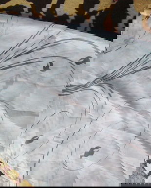 2 perdele transparente alb/gri