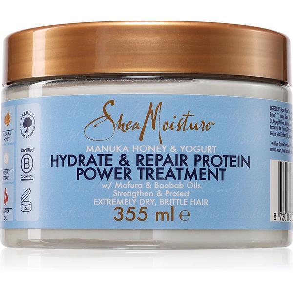 Masca tratament cu proteine pentru parul deteriorat Shea Moisture Manuka Honey &amp; Yogurt, Hydrate &amp; Repair, 355 g