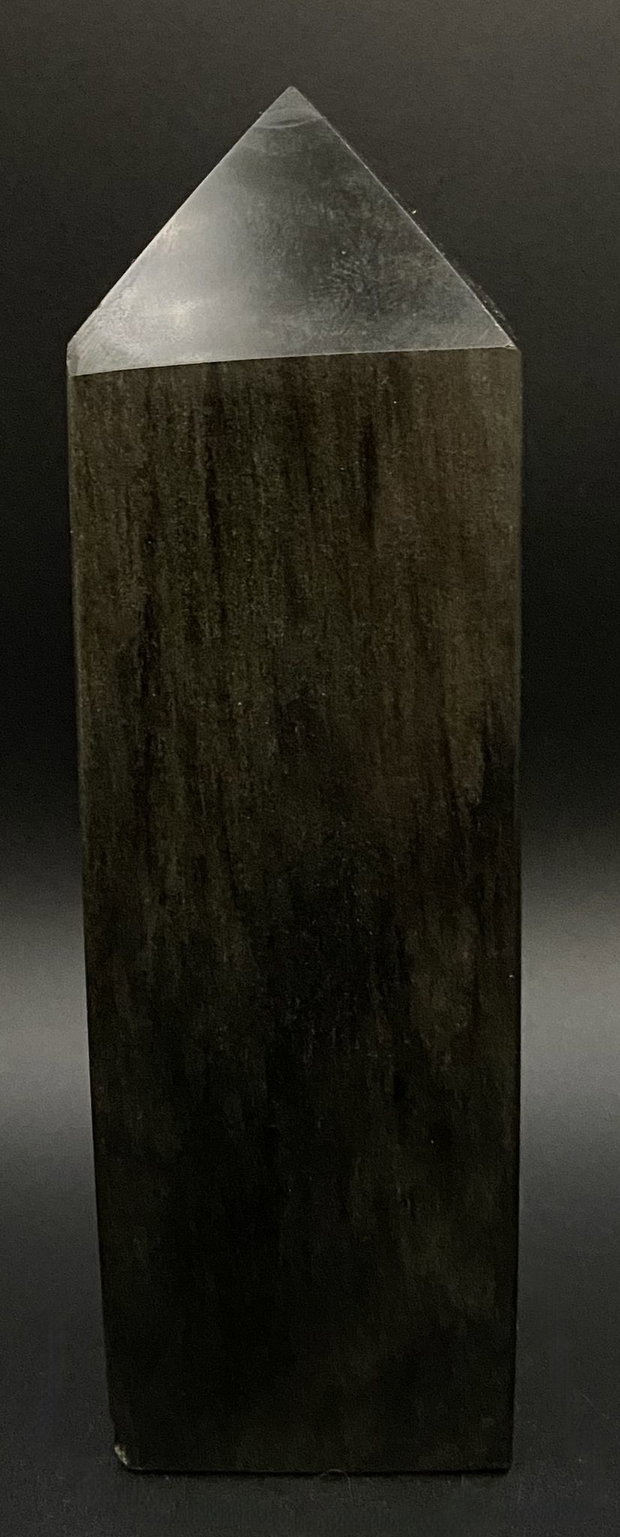 Obsidian Auriu - Obelisc piatra semipretioasa