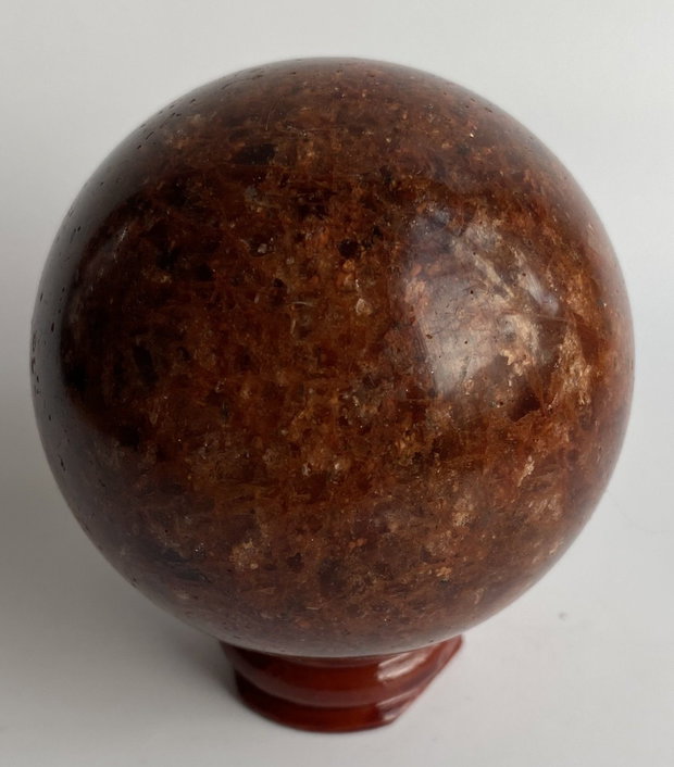Cuart Capsuna Rosu - Sfera piatra semipretioasa