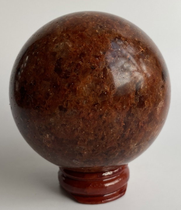 Cuart Capsuna Rosu - Sfera piatra semipretioasa
