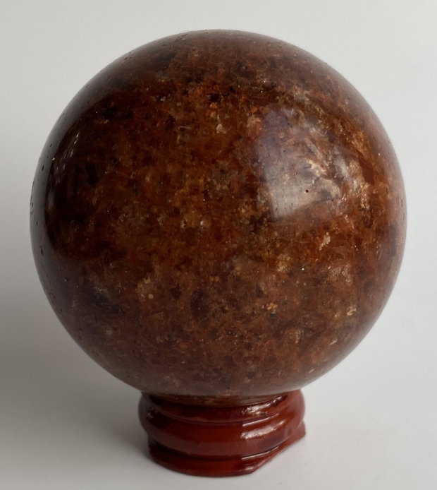 Cuart Capsuna Rosu - Sfera piatra semipretioasa