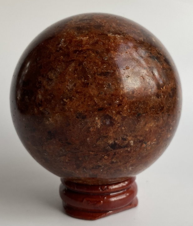Cuart Capsuna Rosu - Sfera piatra semipretioasa