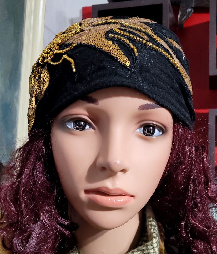 Accesoriu cap tip turban