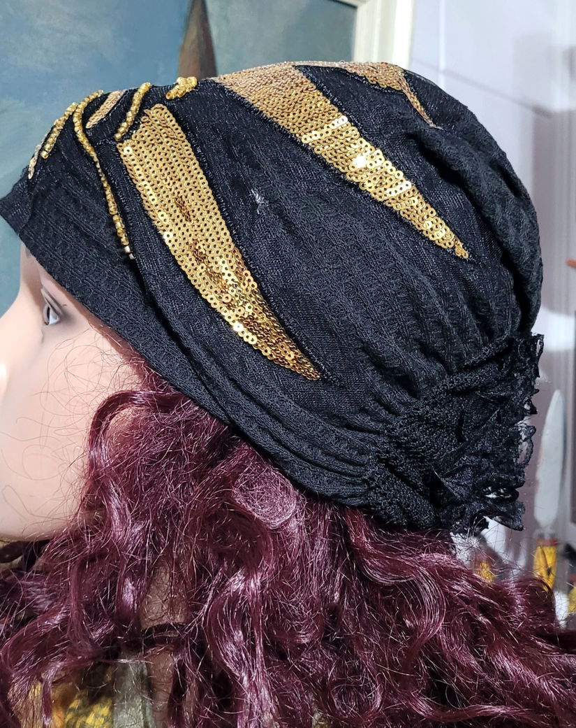 Accesoriu cap tip turban
