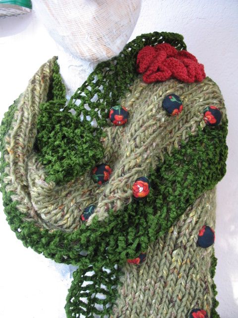 Accesoriu tricotat/crosetat
