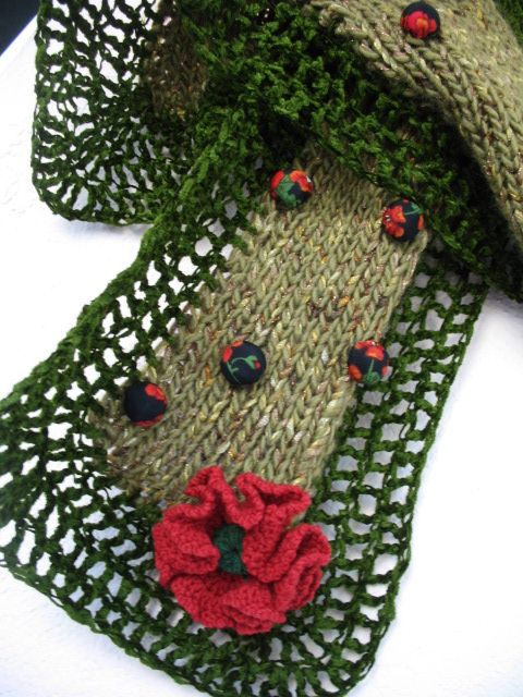 Accesoriu tricotat/crosetat