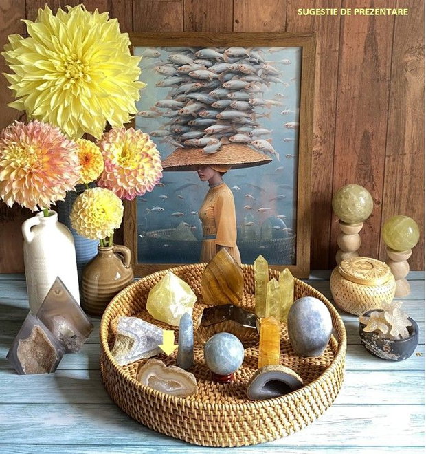 Agat Natural - Felie geoda piatra semipretioasa