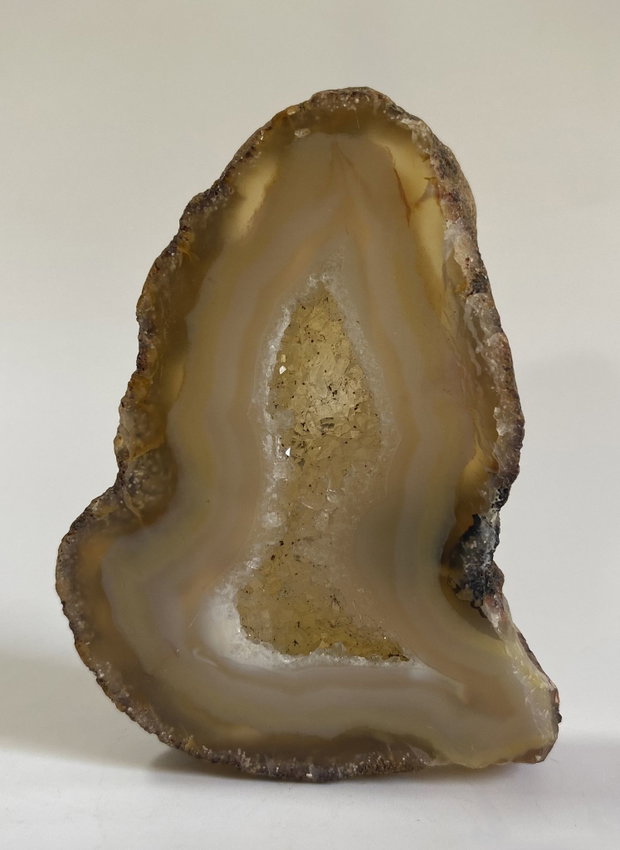 Agat Natural - Felie geoda piatra semipretioasa