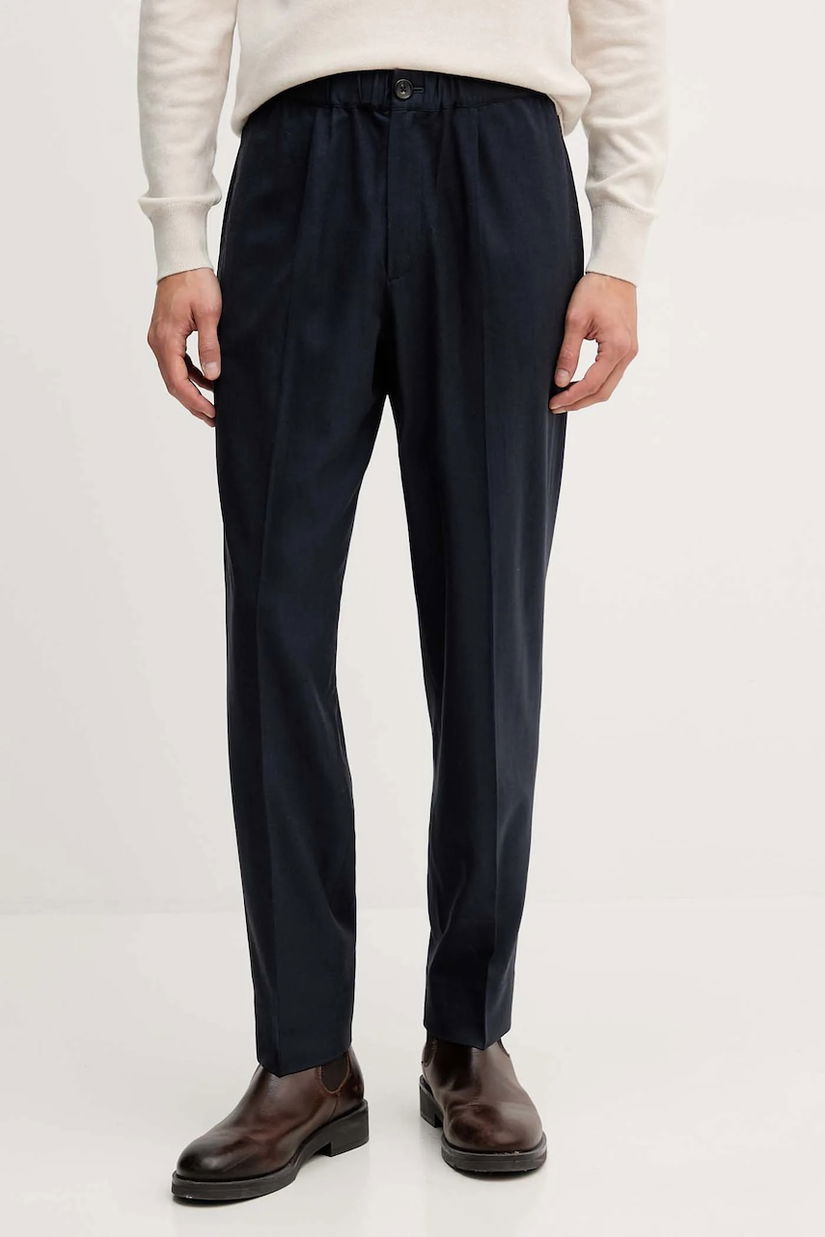 PS Paul Smith pantaloni bluză dreaptă bleumarin pentru bărbați M2R-801Y-T22481