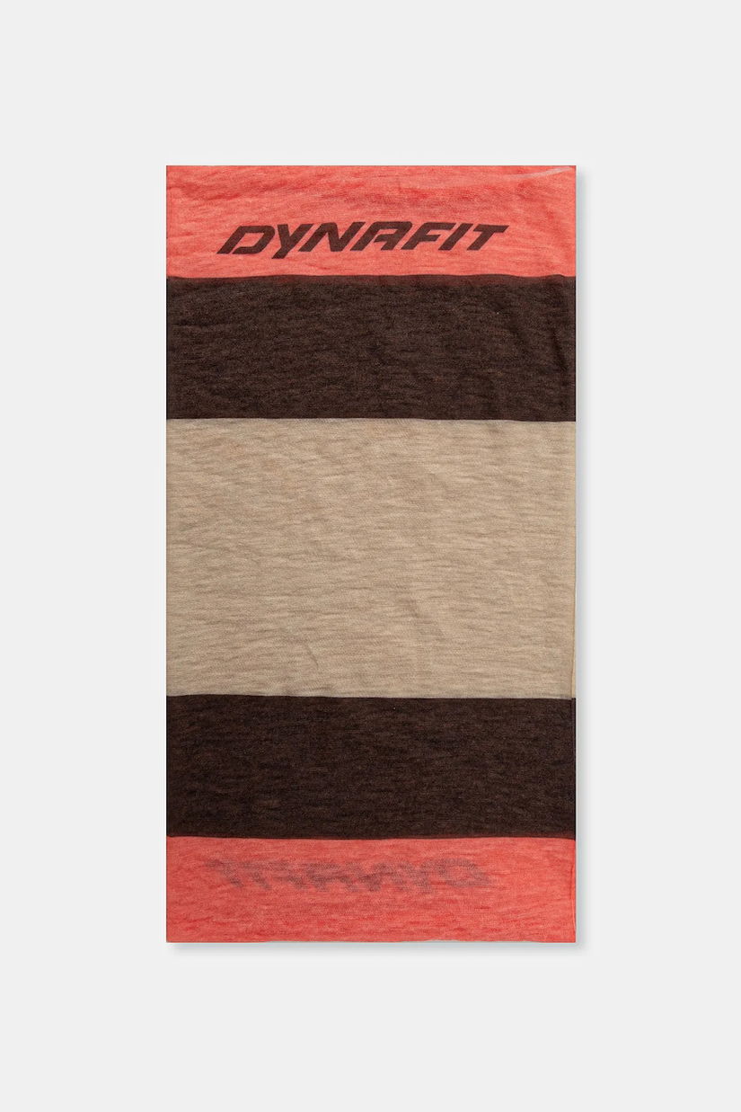 Dynafit o eșarfă cu lână Light merino culoare roz cu model 08.0000072069