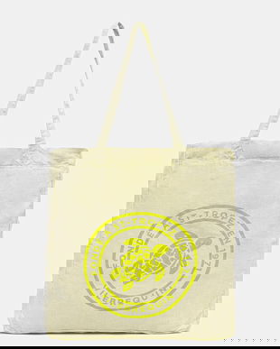 Vilebrequin geantă de plajă din in BABEL culoare verde BBLA1111