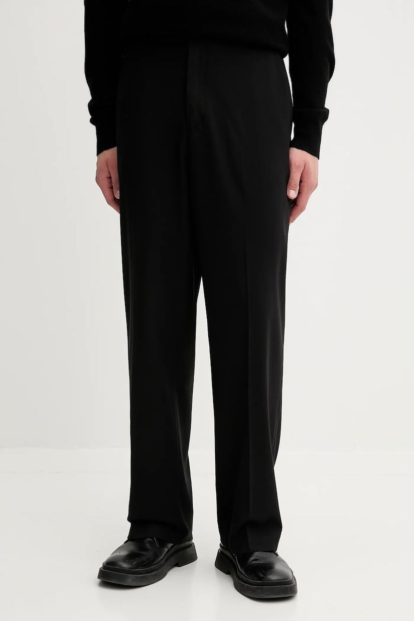 Les Deux pantaloni Randall culoare bărbătească negru drept 1000466