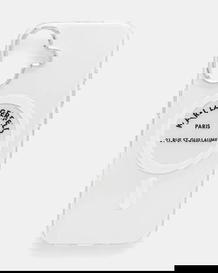 Karl Lagerfeld husă pentru telefon iPhone 17 culoarea transparent, KLHMP17SHKRSGPT