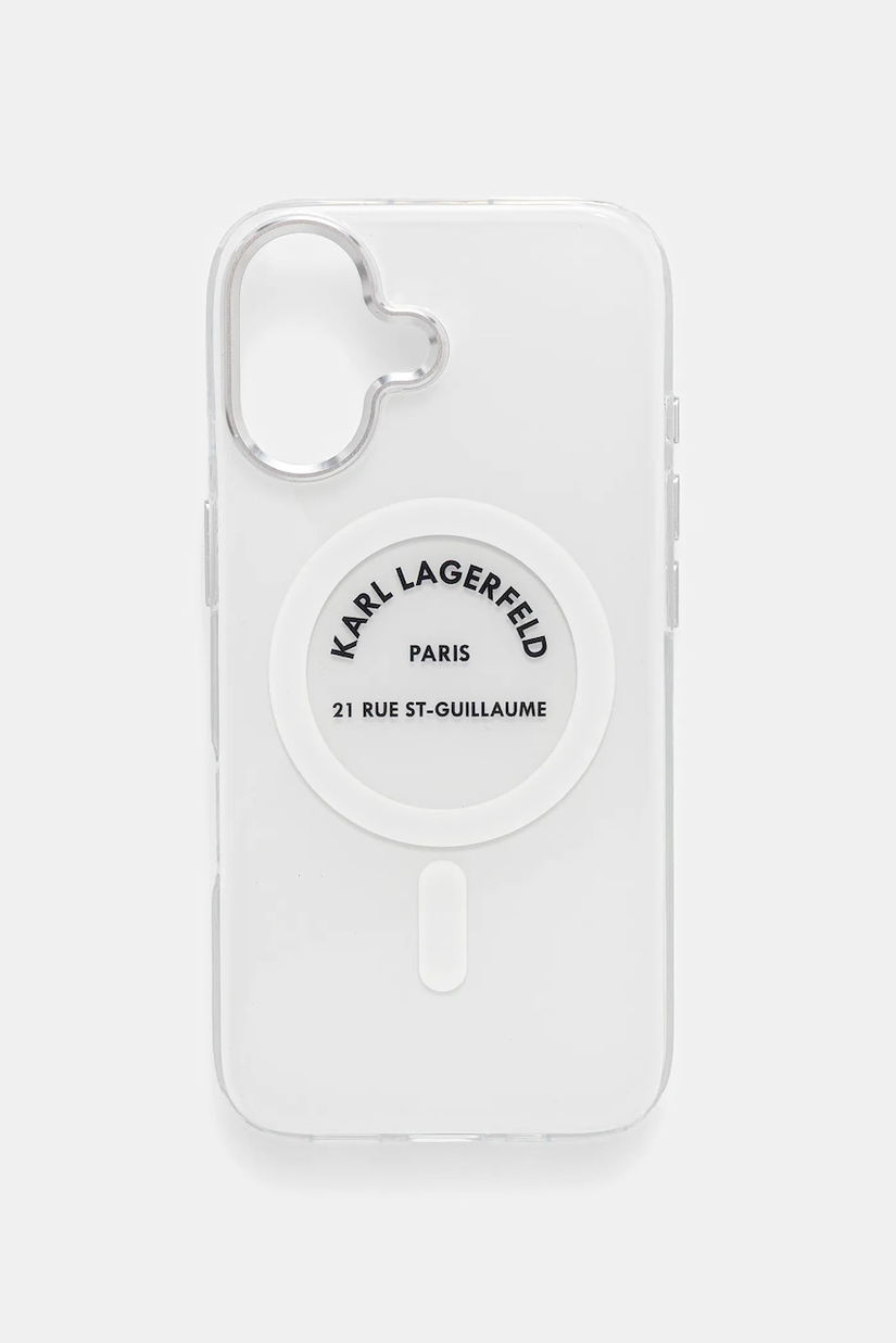 Karl Lagerfeld husă pentru telefon iPhone 17 culoarea transparent, KLHMP17SHKRSGPT