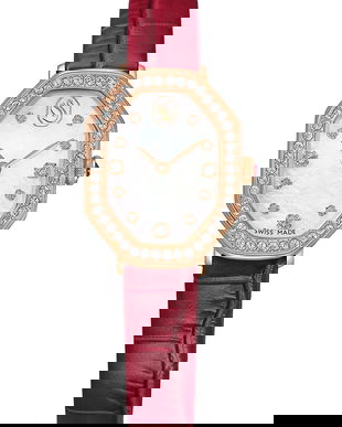 Swarovski ceas DEXTERA culoarea roșu, 5730373