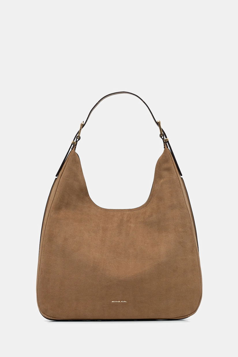 MICHAEL Michael Kors geantă de mână din piele NOLITA culoare verde 30F4GY5H3T
