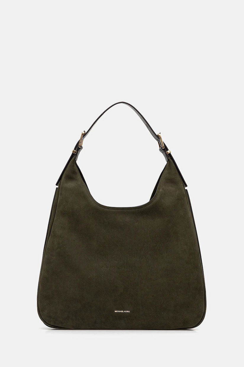 MICHAEL Michael Kors geantă de mână din piele NOLITA culoare verde 30F4GY5H3T