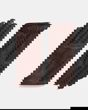 Medicine manusi de piele culoarea maro