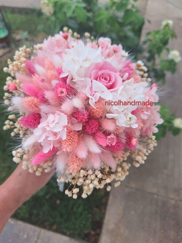 Buchet mireasa / nasa / d-ra onoare / Buchet roz