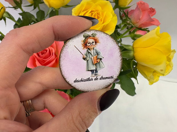 Set jetoane cu meserii pentru taierea motului - Little girl