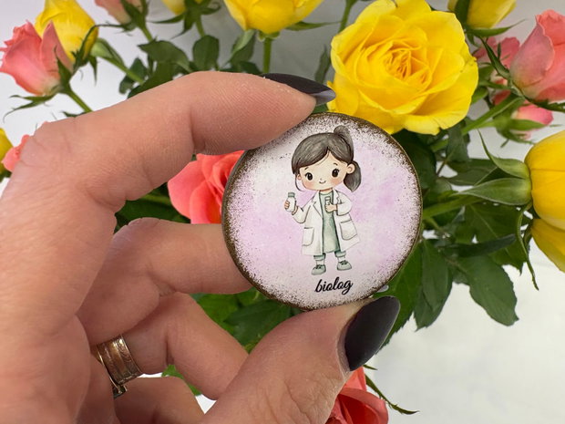 Set jetoane cu meserii pentru taierea motului - Little girl