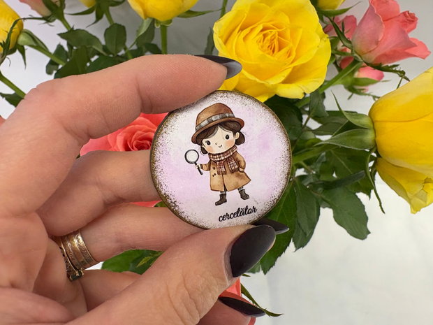 Set jetoane cu meserii pentru taierea motului - Little girl
