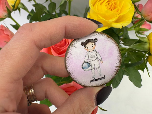 Set jetoane cu meserii pentru taierea motului - Little girl