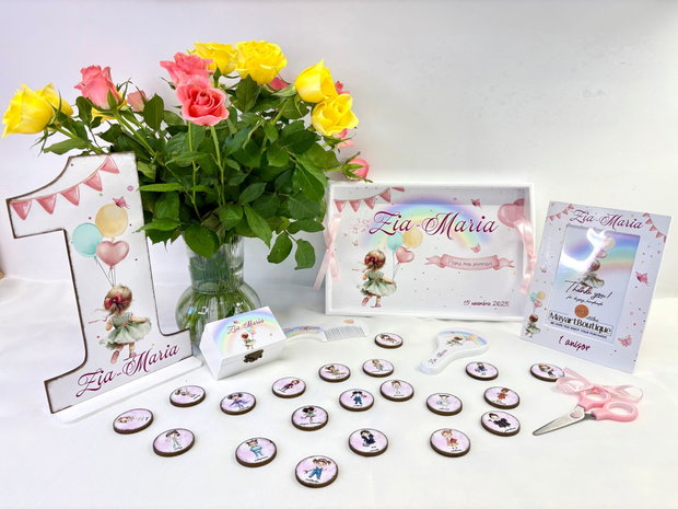 Set jetoane cu meserii pentru taierea motului - Little girl