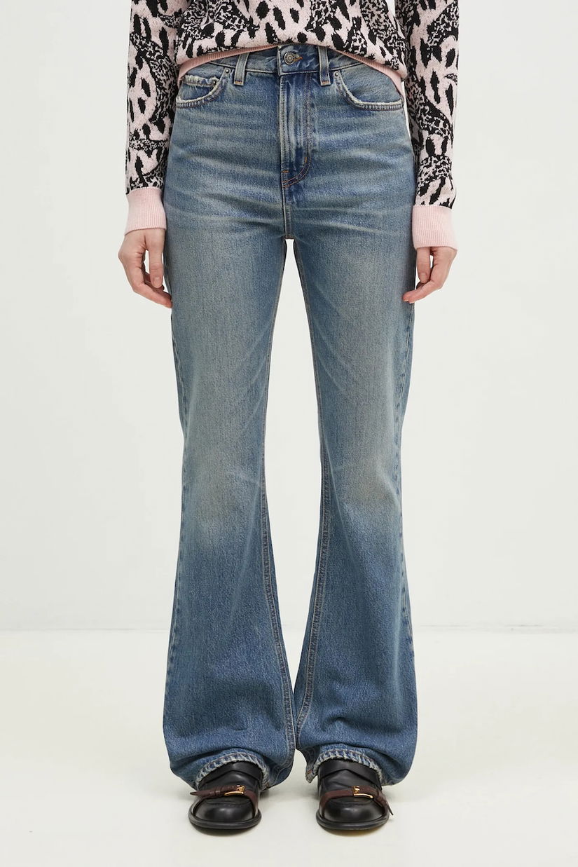 Fiorucci jeansi Flared Low Rise Jeans femei medium waist, U01FPDJE083DN01DN02