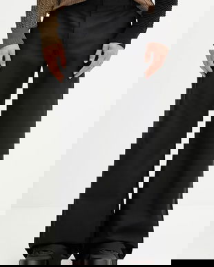 MM6 Maison Margiela pantaloni bărbați, culoare negru, drepți SH0KA0054.M35433.900