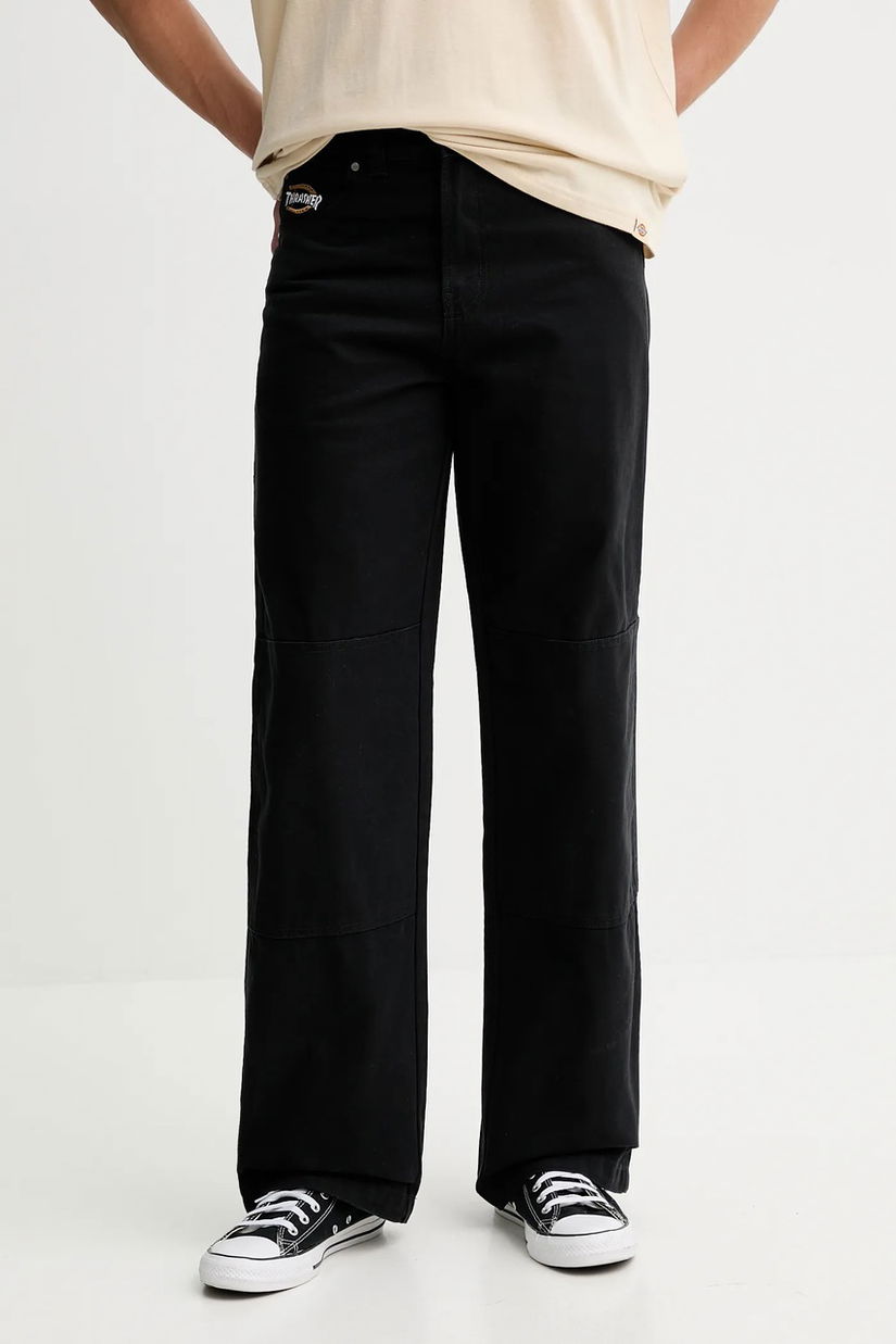 Dickies pantaloni de bumbac pantaloni scurți negri drepti pentru bărbați DK0A88OP