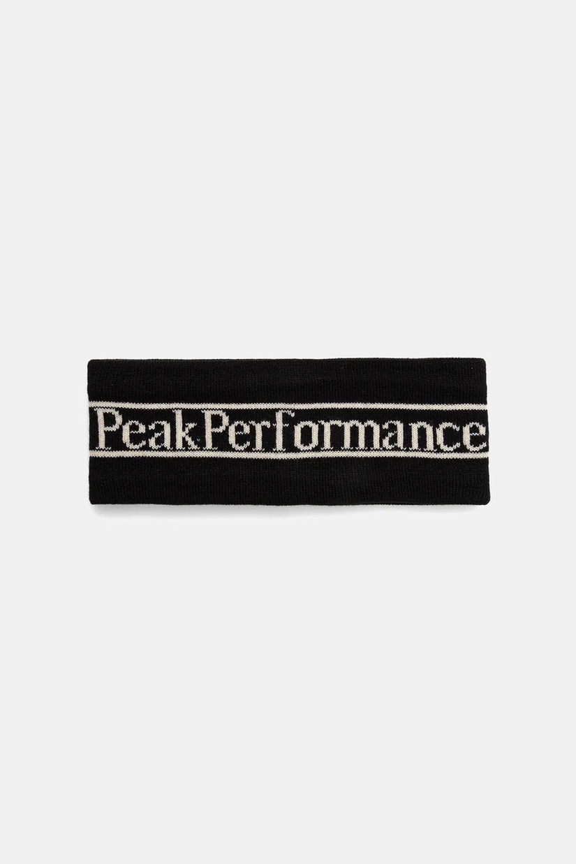 Peak Performance bentiță pentru cap Pow culoarea negru
