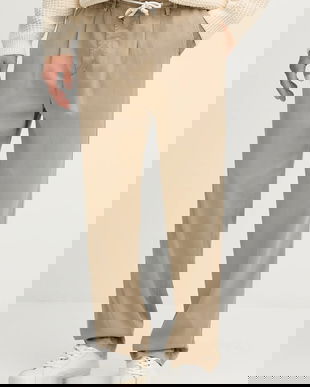 Pepe Jeans pantaloni bărbătesc, culoare bej, drept, PM2100005