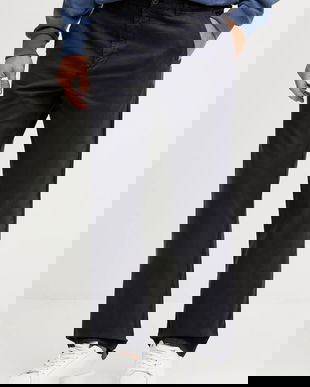 United Colors of Benetton pantaloni albastru marin drept pentru bărbați 4TZYUF05H