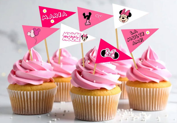 Toppere Minnie Mouse roz stegulețe