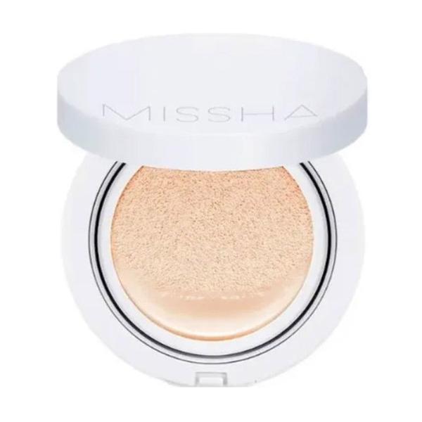 Fond de Ten Compact - Missha Magic Cushion Moist Up SPF50+ PA +++ , nuanta 21 Light Beige, 15 ml