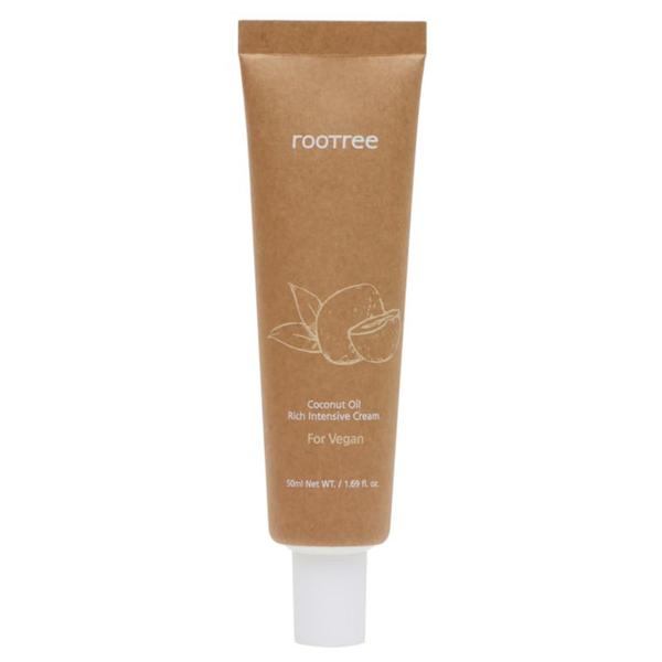 Crema Intensiva Bogata in Ulei de Cocos - Rootree Coconut Oil Rich Intensive Cream, 50 g