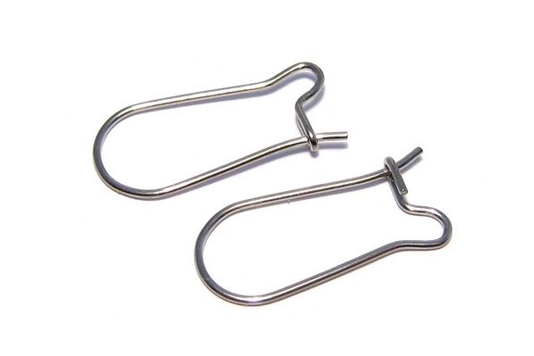 Tortite cercei din inox, 20x10.5 mm