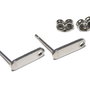 Tortite cercei din otel inoxidabil, 12x3.5 mm