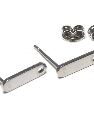 Tortite cercei din otel inoxidabil, 12x3.5 mm