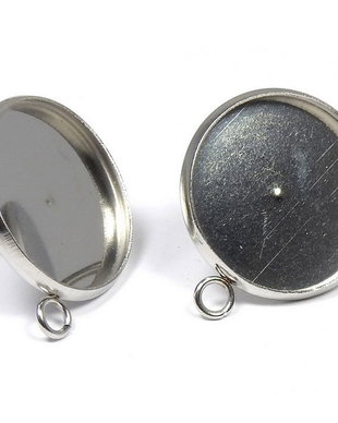 Tortite cercei din otel inoxidabil, 21x18 mm