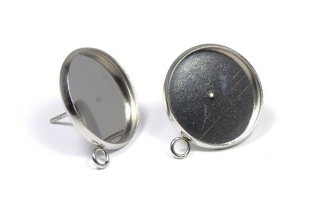 Tortite cercei din otel inoxidabil, 21x18 mm