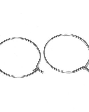 Tortite cercei din inox, 25 mm