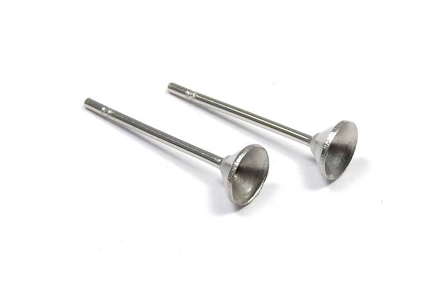 Tortite cercei din otel inoxidabil, 13x3 mm