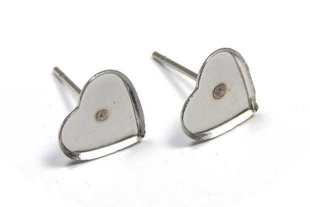 Tortite cercei din otel inoxidabil, 9x8 mm