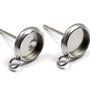 Tortite cercei din otel inoxidabil, 13x8 mm