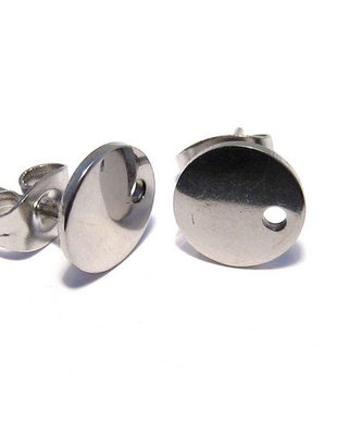 Tortite cercei din otel inoxidabil, 12x8 mm