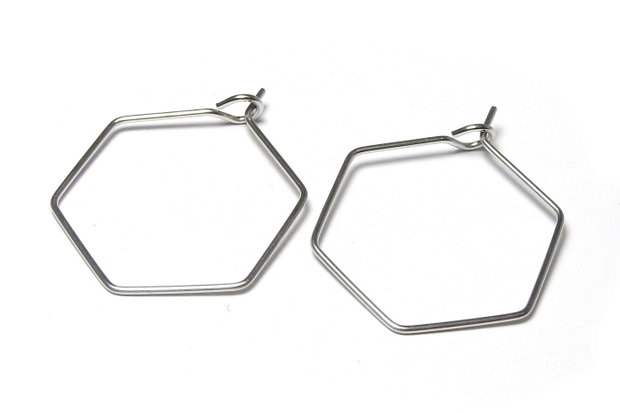 Tortite cercei din otel inoxidabil pentru cercei, 26x20 mm