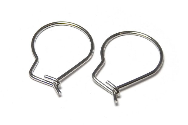 Tortite cercei din otel inoxidabil, 18x13 mm